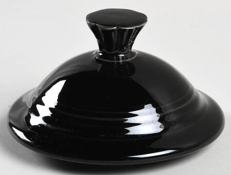 Fiesta Black (Intro 1986) Lid for Teapot