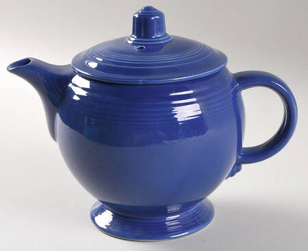 Fiesta Cobalt Blue (Older) Teapot & Lid