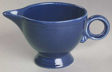 Fiesta Cobalt Blue (Older) Ring Handle Creamer