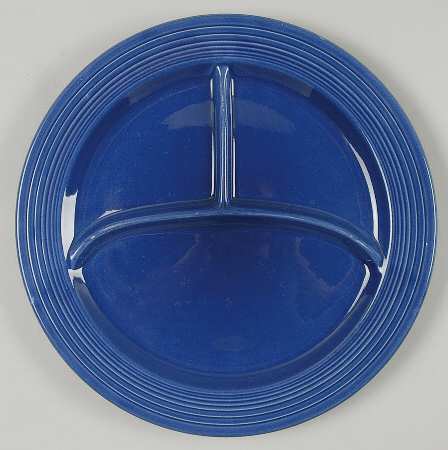 Fiesta Cobalt Blue (Older) Grill Plate