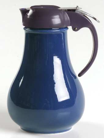 Fiesta Cobalt Blue (Older) Large Syrup with Lid