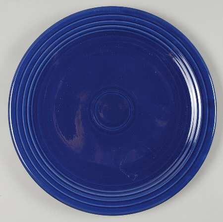Fiesta Cobalt Blue (Older) 12" Chop Plate (Round Platter)