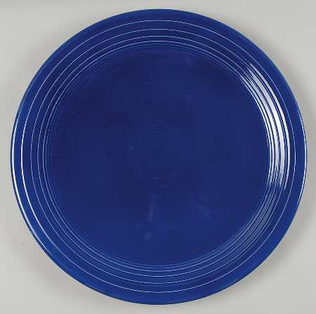 Fiesta Cobalt Blue (Older) 14" Chop Plate (Round Platter)