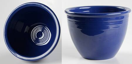 Fiesta Cobalt Blue (Older) 5" Nested Mixing Bowl w/Center Interior Rings