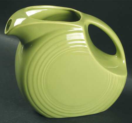 Fiesta Chartreuse (Older) 2 Quart Disk Water Pitcher