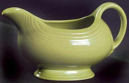 Fiesta Chartreuse (Older) Open Sauce Boat