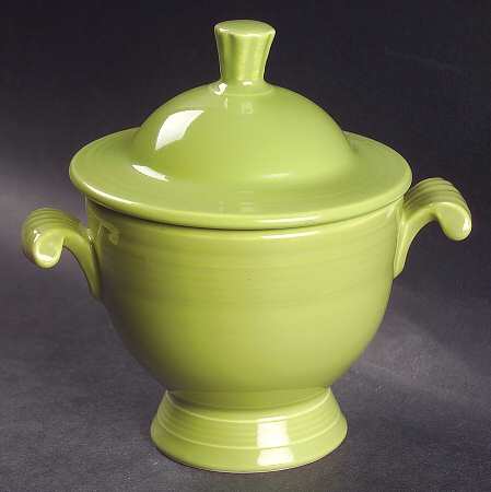 Fiesta Chartreuse (Older) Sugar Bowl & Lid