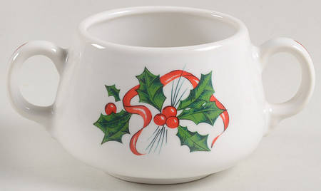 Holiday Fiesta (With Ribbon) Sugar Bowl No Lid