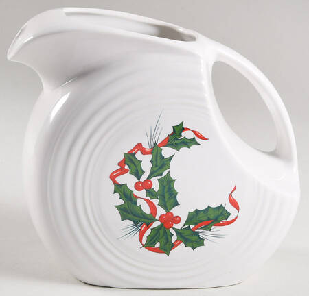 Holiday Fiesta (With Ribbon) 56 Oz Pitcher by Homer Laughlin 