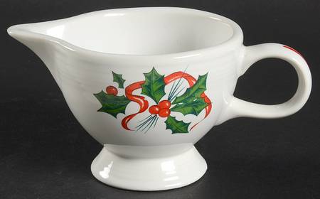 Holiday Fiesta (With Ribbon) Individual Creamer
