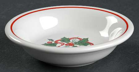Holiday Fiesta (With Ribbon) Fruit/Dessert (Sauce) Bowl