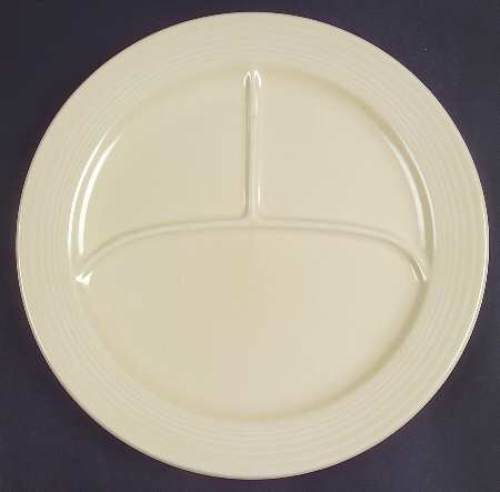 Fiesta Old Ivory (Cream) Large Grill Plate