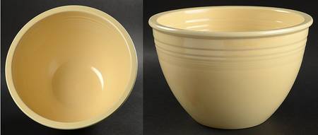 Fiesta Old Ivory (Cream) 8" Nested Mixing Bowl w/No Center Interior Rings
