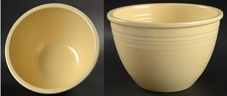 Fiesta Old Ivory (Cream) 7" Nested Mixing Bowl w/No Center Interior Rings