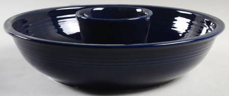 Fiesta Cobalt Blue (Intro 1986) (2 Piece) Chip & Dip Set