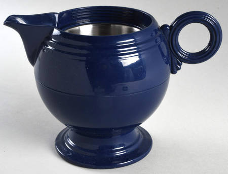 Fiesta Cobalt Blue (Intro 1986) Plastic Thermos/Carafe No Lid