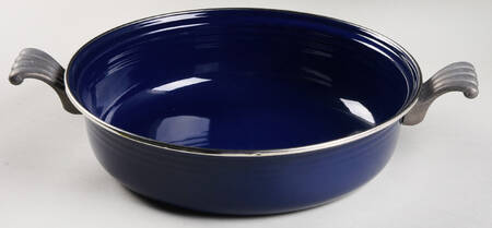 Fiesta Cobalt Blue (Intro 1986) 4 Quart Metal Casserole No Lid