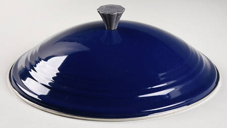Fiesta Cobalt Blue (Intro 1986) Lid for 4 Quart Metal Casserole