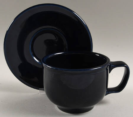 Fiesta Cobalt Blue (Intro 1986) Jumbo Cup & Saucer Set
