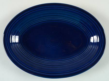 Fiesta Cobalt Blue (Intro 1986) Pre-1990 9" Fiesta Oval Platter