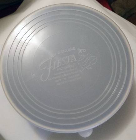 Fiesta Cobalt Blue (Intro 1986) Plastic Lid for 6" Metal Mixing Bowl