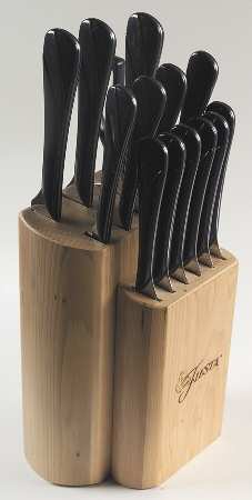 Fiesta Cobalt Blue (Intro 1986) Cutlery Set 14 Pieces with Wood Block