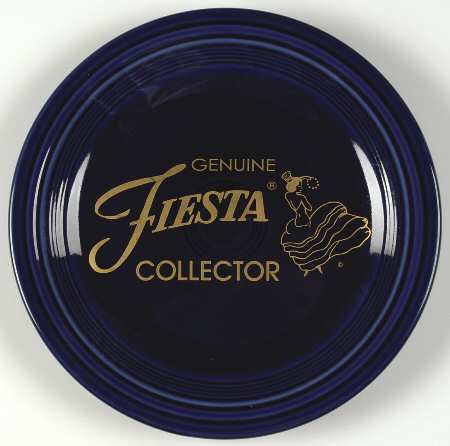 Fiesta Cobalt Blue (Intro 1986) Collector Plate