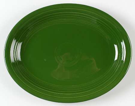 Fiesta Forest Green (Older) 12" Oval Serving Platter