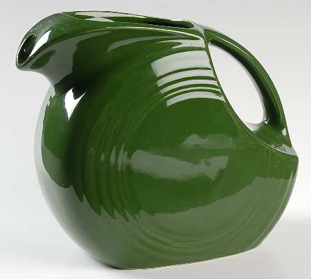 Fiesta Forest Green (Older) 2 Quart Disk Water Pitcher