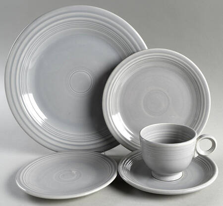 Fiesta Gray (Older) 5 Piece Place Setting