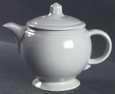 Fiesta Gray (Older) Teapot & Lid