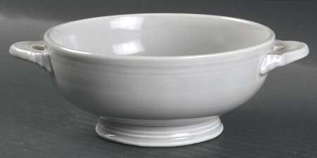 Fiesta Gray (Older) Cream Soup Bowl