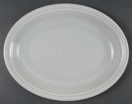 Fiesta Gray (Older) 12" Oval Serving Platter