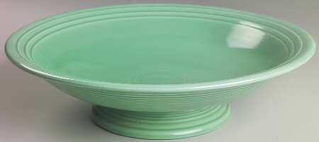 Fiesta Light Green (Older) Round Compote (Height X Width)