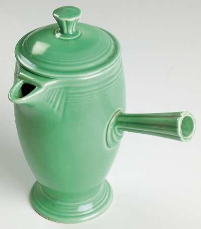 Fiesta Light Green (Older) Mini Coffee Pot & Lid