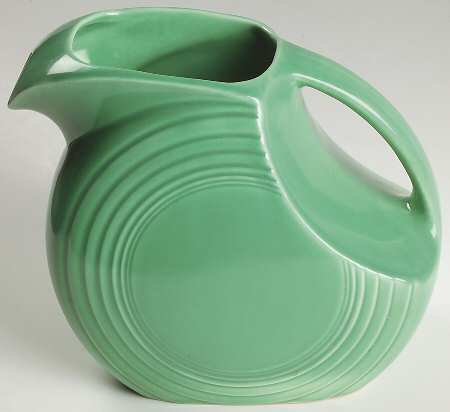 Fiesta Light Green (Older) 2 Quart Disk Water Pitcher