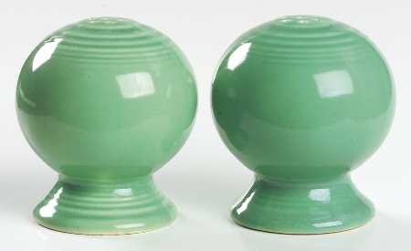 Fiesta Light Green (Older) Salt & Pepper Set