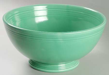 Fiesta Light Green (Older) Large Footed Salad Serving Bowl