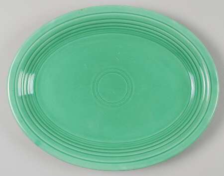 Fiesta Light Green (Older) 13" Oval Serving Platter