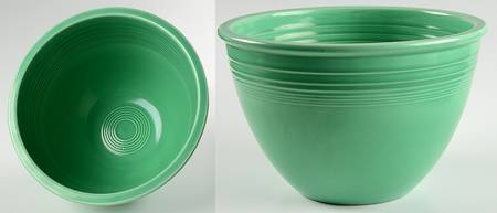 Fiesta Light Green (Older) 8" Nested Mixing Bowl w/Center Interior Rings