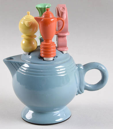 Fiesta Accessories Teapot Cheese Spreaders and Holder