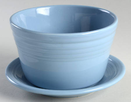 Fiesta Periwinkle Blue (Intro 1989) 3" Flower Pot & Underplate