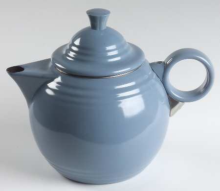 Fiesta Periwinkle Blue (Intro 1989) Metal Kettle & Lid