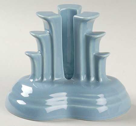 Fiesta Periwinkle Blue (Intro 1989) Tripod Candleholder
