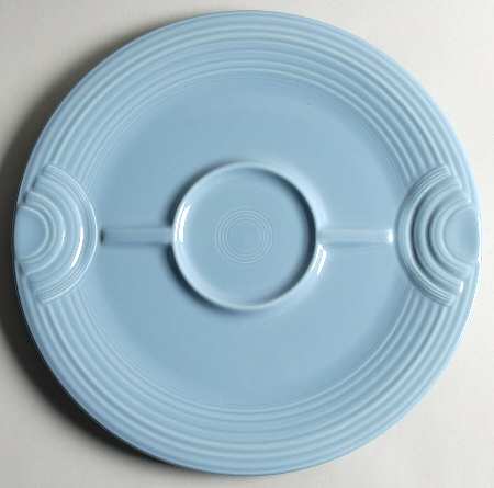 Fiesta Periwinkle Blue (Intro 1989) Hostess Tray for Chip and Dip