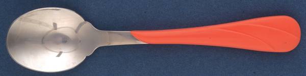 Fiesta Persimmon (Intro 1989) Oval Place Soup Spoon