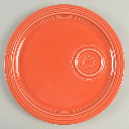 Fiesta Persimmon (Intro 1989) Snack Plate