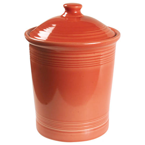 Fiesta Persimmon (Intro 1989) Large Canister & Lid
