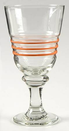 Fiesta Persimmon (Intro 1989) 12 Oz Glassware Goblet
