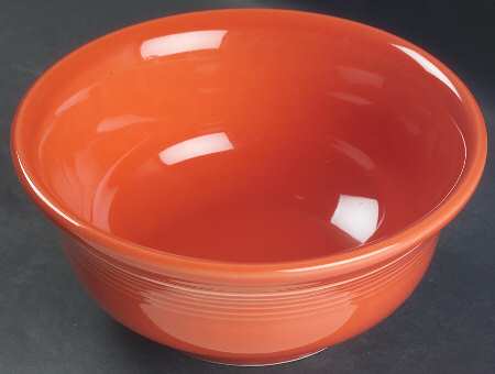Fiesta Persimmon (Intro 1989) 7" Mixing Bowl